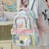 Student Schoolbag Transparent Simple Casual Schoolbag Cute Female Student Large Capacity Backpack