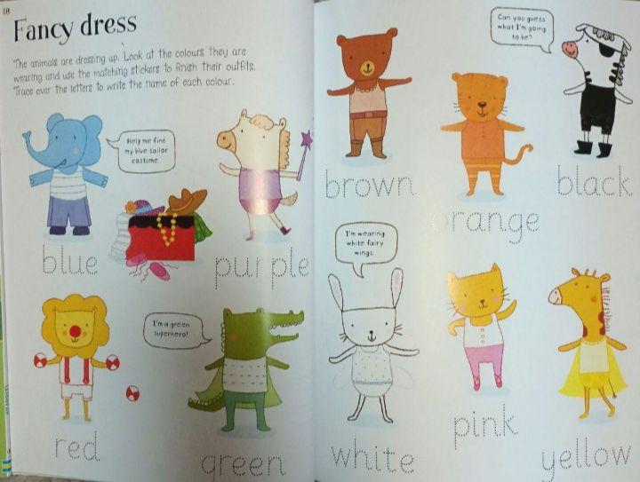 [USED] Usborne sticker book set of 4 sticker books