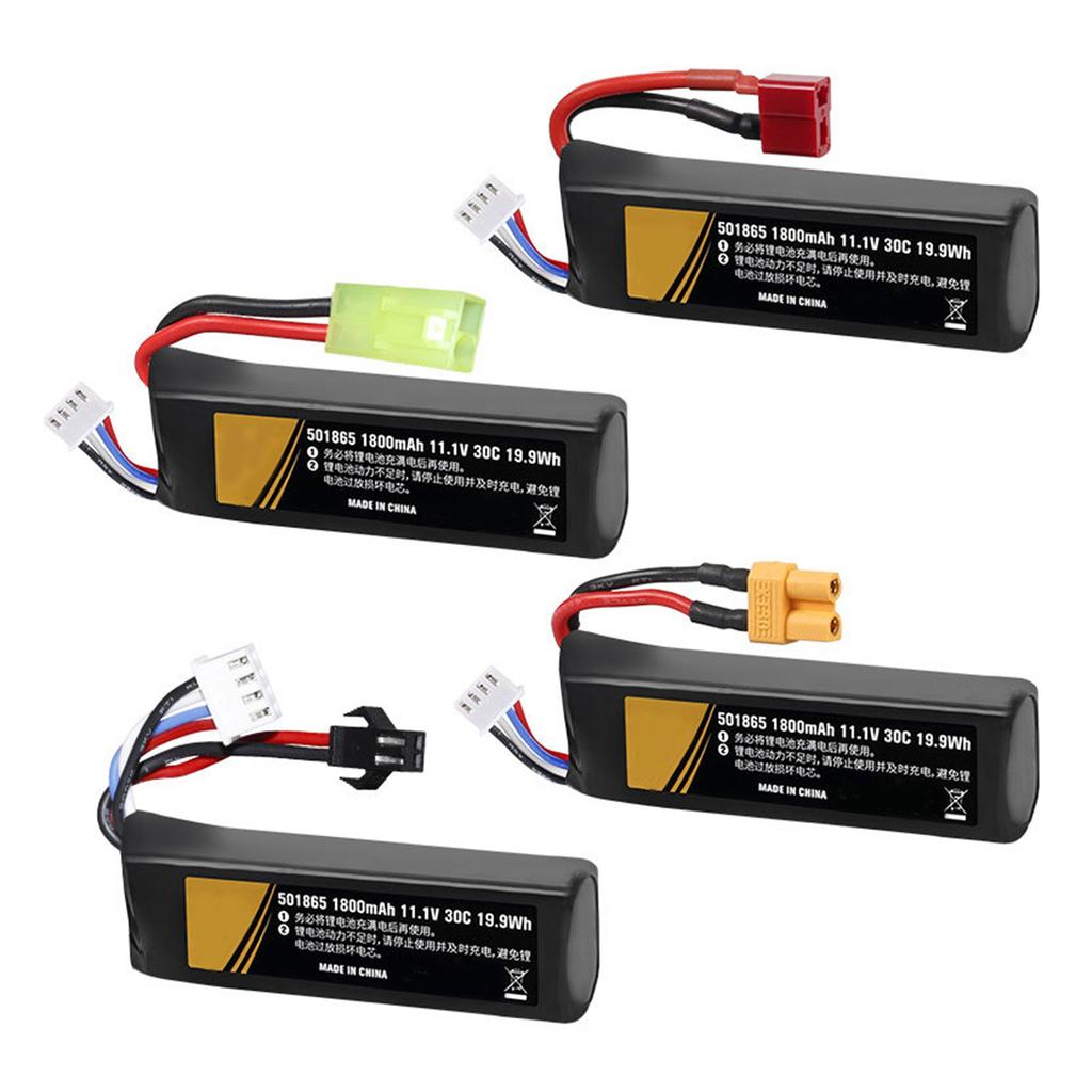 3S 11.1V Lipo Battery 1800mAh 30C For Remote Control Airplane Helicopter Quadcopter Drones Rechargeable Battery