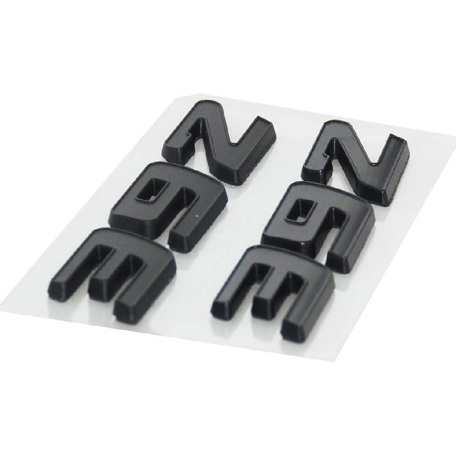 2X 392 Emblem Badge Decal 3D Logo Nameplate 3D Raised Strong Adhesive Fit for 392 Matte Black (Matte Black)