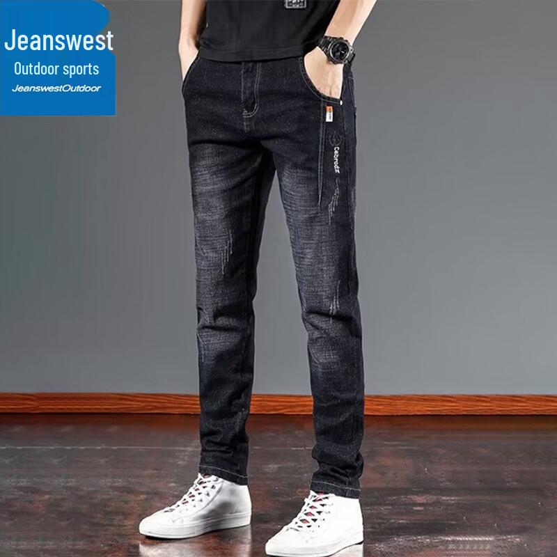 Jeanswest Men s Slim Fit Straight Leg Casual Jeans 34