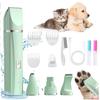 Lettuce Pets Grooming Set,Pet Pro with Ceramic Blades,Pet Pro 4 Different Blades, Dog Grooming Kit,4 In 1 Cordless Electric Trimmer for Grooming Paws,