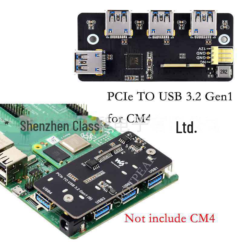 

Raspberry Pi CM4 IO Expansion: PCI-E to USB 3.2 Gen 1 Card 0101419