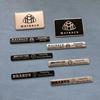 1Pcs Car Badge Aluminum Sticker Accessories For Mercedes Benz AMG Brabus Maybach Smart W204 GLC CLA GLK W205 W203 W206 W108 W124 BC2