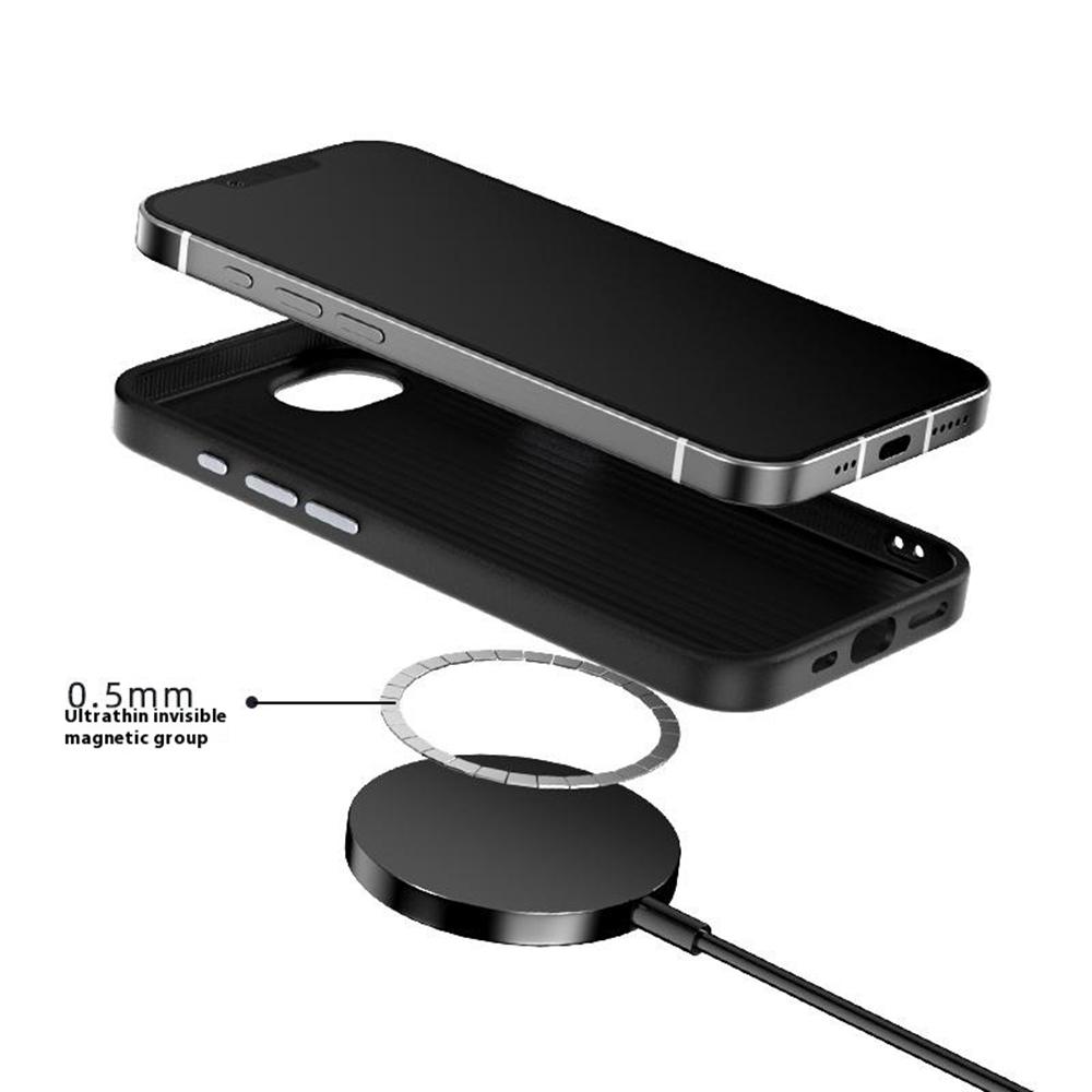 ABEEL For iPhone 16e Case Compatible with MagSafe Beast Texture Micro-Embossing Back Cover