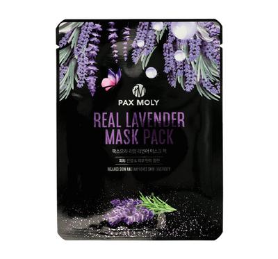 Pax Moly Real Lavender Mask Pack 25 Ml - Cleansing Sheet Mask with Lavender Extract