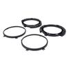 Headlight Mount Bracket Replacement for Wrangler JK 2007 2017 7 Inch Round Headlight Mounting Bracket Retaining Ring Set