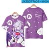 Hololive VTuber Nakiri Ayame Shirakami Fubuki T-shirts 3D Print Kid Anime Tee Men Women Short sleeve Top Harajuku O-Neck T shirt