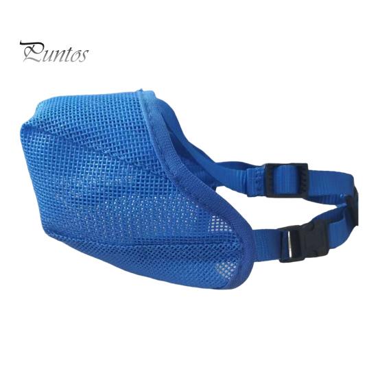 Nastavitelný náhubek pro psy z měkké síťoviny pro malé a střední psy Zabraňuje kousání Žvýkání Prodyšný náhubek pro domácí mazlíčky