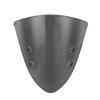 Motorcycle Windscreen Windshield Flyscreen Fit for Kawasaki ER 6N ER6N 2012 2014 (Black)