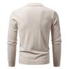 Spring Autumn Korean Style Men's Knit Cardigan Fashion V-Neck Sweatercoat Men Casual Knitwear