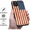 Case for iPhone 13, Retro American Flag Shockproof Soft Silicone Case Protective Cover for iPhone 13