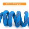 10M/20M/30M Outdoor Safety Rope Rock Climbing Rope Blue Clothesline Safety Life Rope for Fire Rescue Safety Escape Tree Climbing