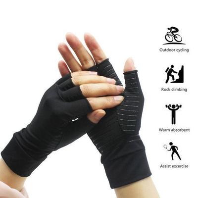Unisex Half Finger Gloves - Arthritis Pain Relief For Biking, Driving, Exercise, Training & Fitness