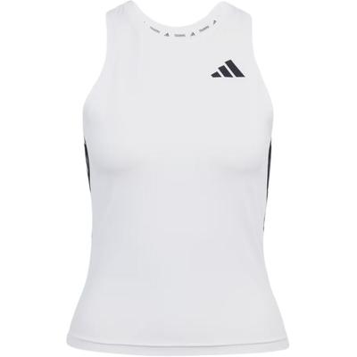 Logo Striped Slim Fit Vest Women Tops White JE8694