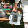 Großer transparenter Outdoor-Wassertank mit Hahn für Auto Reisen und Selbstfahrertouren.