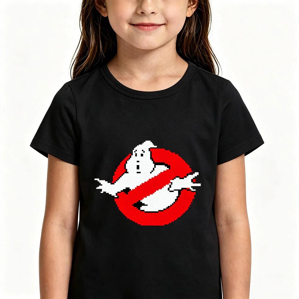 100 Cotton Ghostbusters Cartoon Childrens TShirt Print Tees 212Y Short Sleeve Boys Girls Casual Oneck Tops Toddler Summer