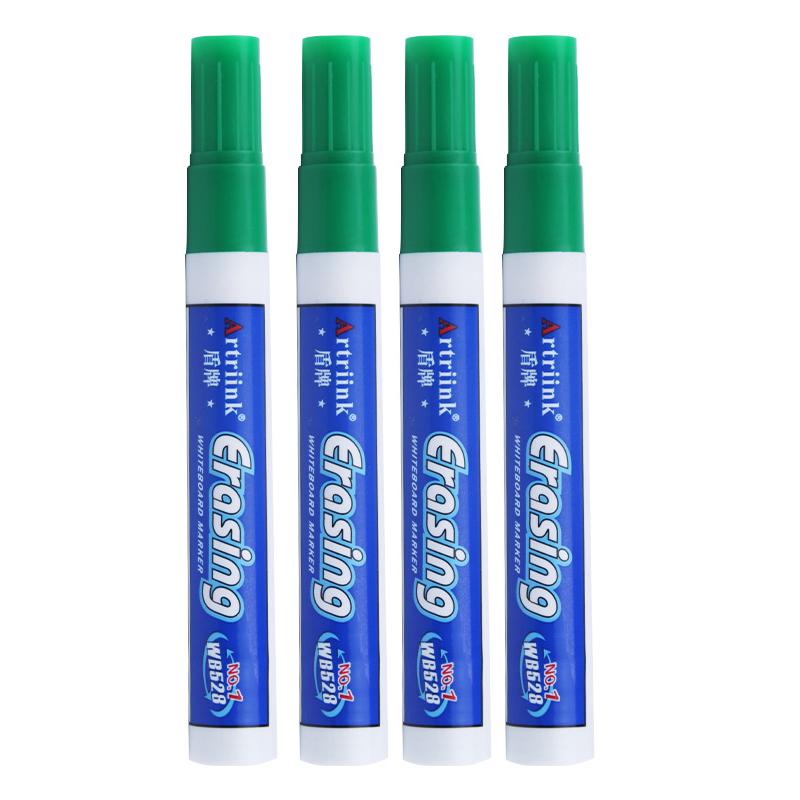 4pcs Whiteboard Marker Set,Erasable, Refillable,Safety,Non-Toxic,High Capacity,Office,Conferencing,Educational Items