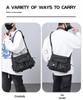 Trendy Versatile Men's Crossbody Bag: Leather Texture, Workwear Style, Large Capacity