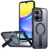 Military Anti-fall Cooling Hole Design Magnetic Case For Xiaomi Poco C85 Redmi 15C 4G 171.6mm 5G 173.2mm Metal Stand Back Cover