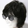 [FashionBerry] C Gray X L Smoke Sunglasses, Fashion Glasses, Men's & Women's, BostonWellington Style, 99% UV Protection, Lightweight, Thick Frame,