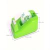 1pc Small Desk-Mounted Colorful Plastic Creative Tape Dispenser, Office Supplies Back To School