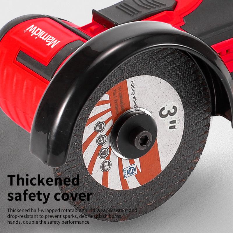 Mamidw Brushless Electric Angle Grinder Electric Grinding Cutter Rechargeable Polishing Machine For Milwaukee Battery pins