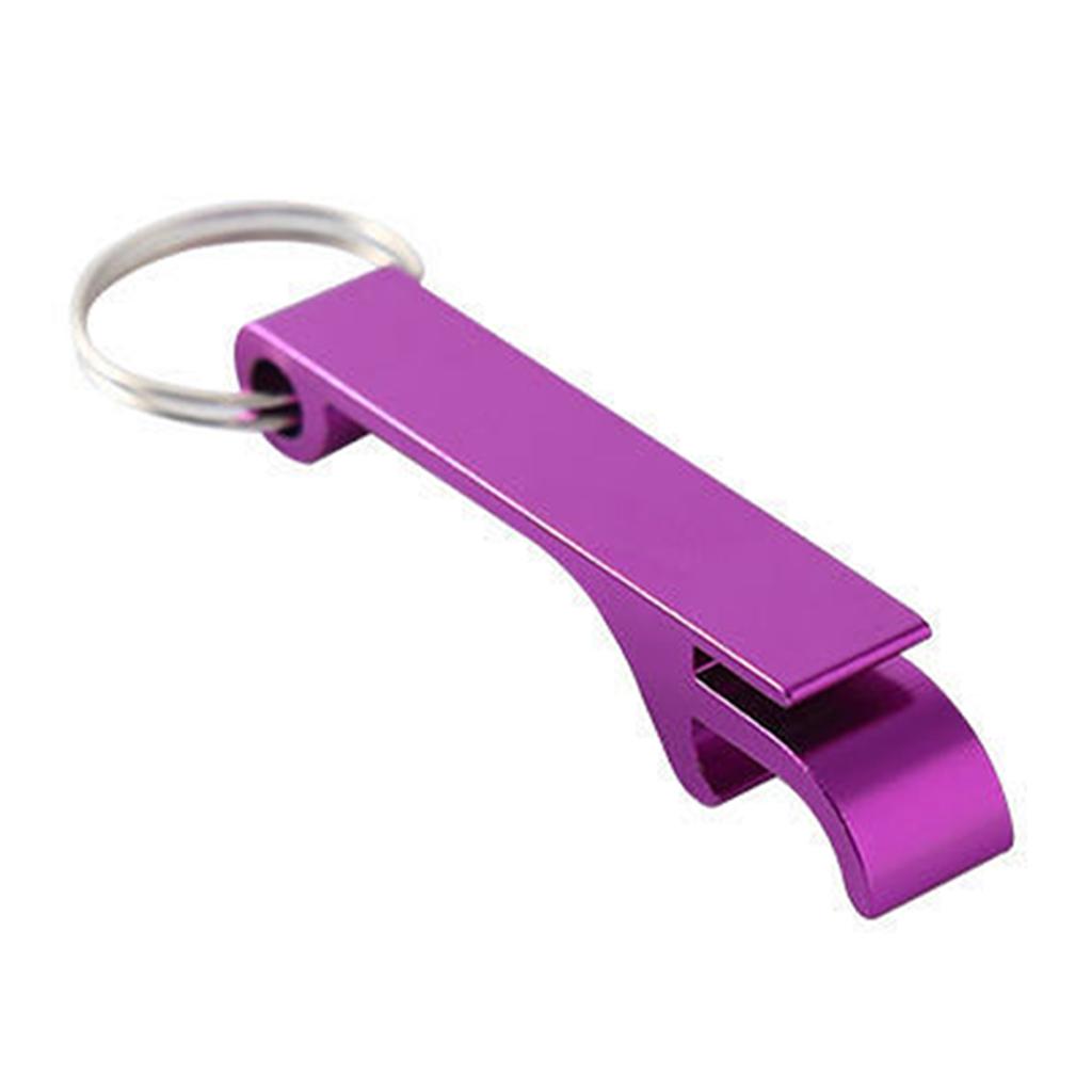 50pcs Keychain Bottle Opener Aluminum Alloy Simple Operation Portable Beer Bottle Opener Can Opener