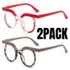 Cool Round Glasses Women Men Transparent Anti Blue Light Eyewear Brand Designer Trendy Clear Eyeglasses Fashion Optical Frame