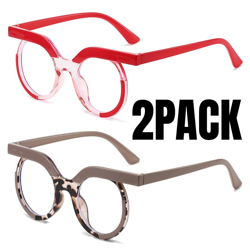 Cool Round Glasses Women Men Transparent Anti Blue Light Eyewear Brand Designer Trendy Clear Eyeglasses Fashion Optical Frame