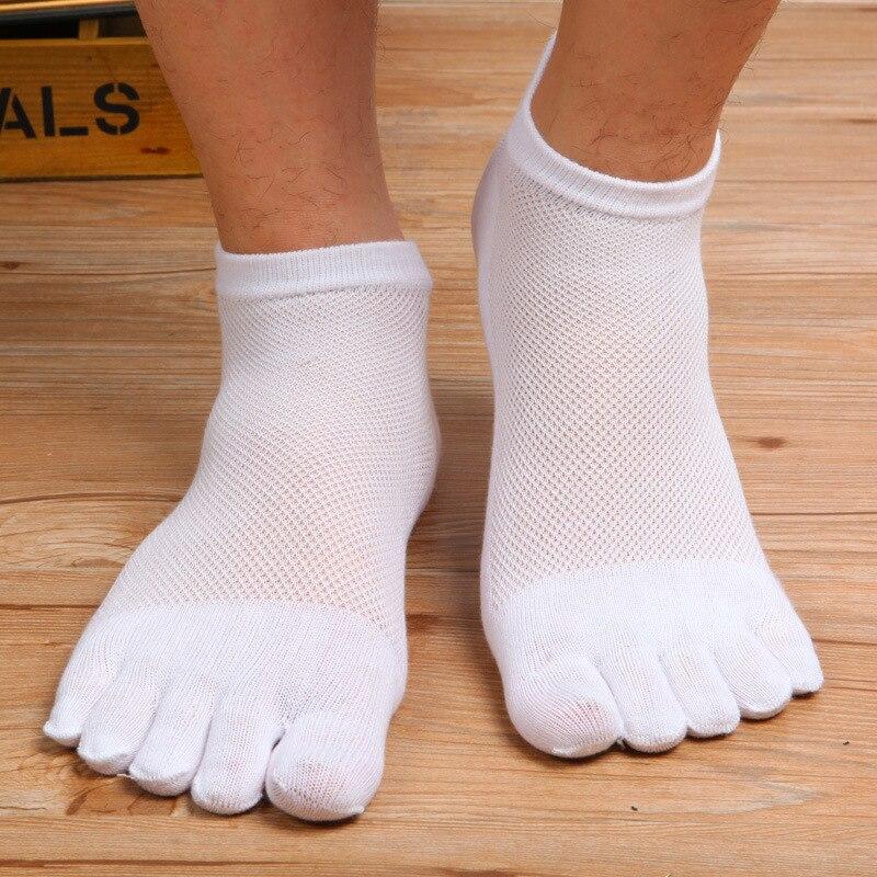 1 Paar Unisex Herren Damen Socken Sport Mesh Fünf 5 Finger Zehenschuhe Sale Baseball Laufen Radfahren Herren Atmungsaktive Sportsocken