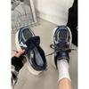 Winter new thick-soled velvet dad shoes sports running women's shoes 33861