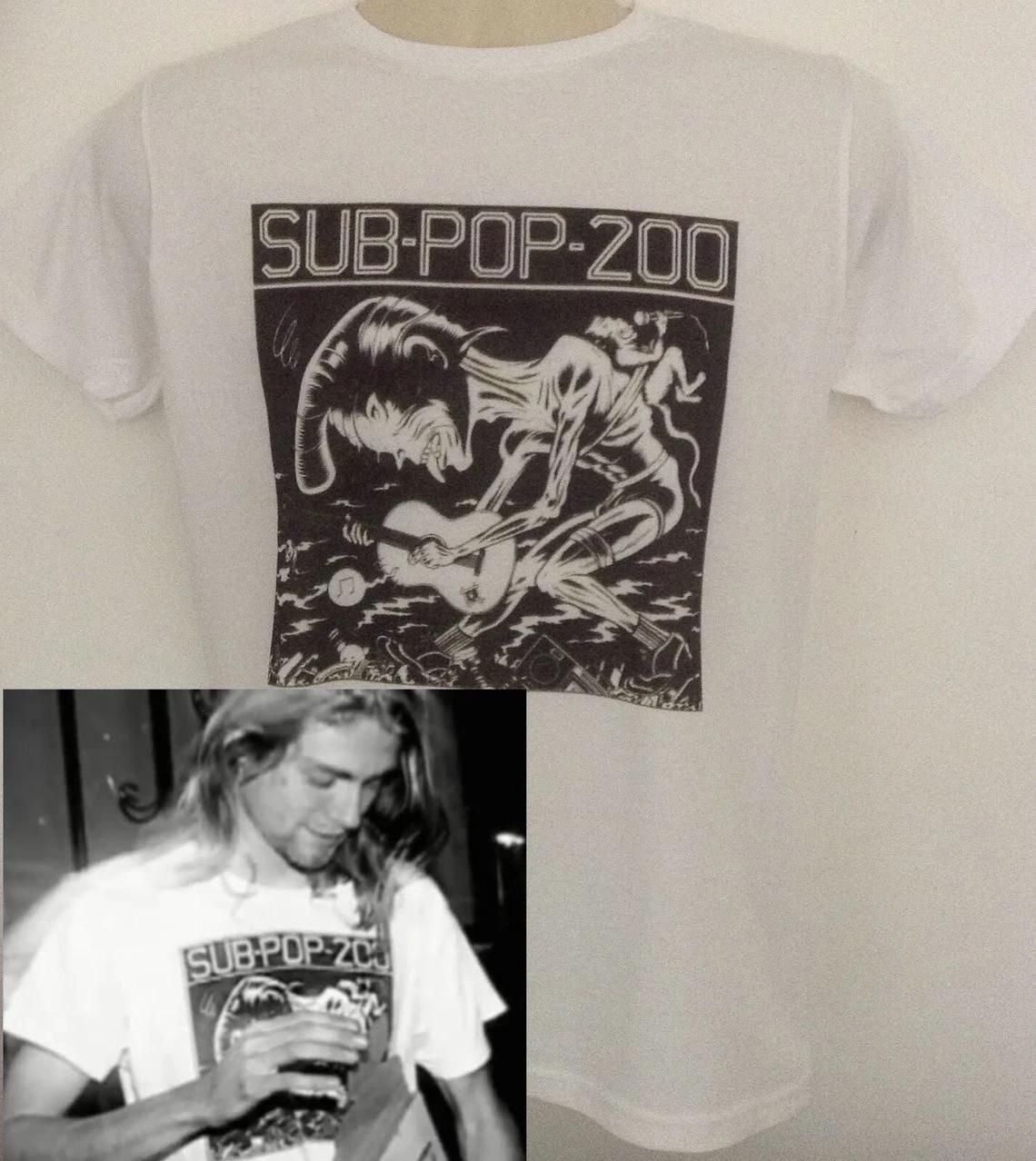 T-shirt worn by Kurt Cobain - Nirvana Unisex Tee L