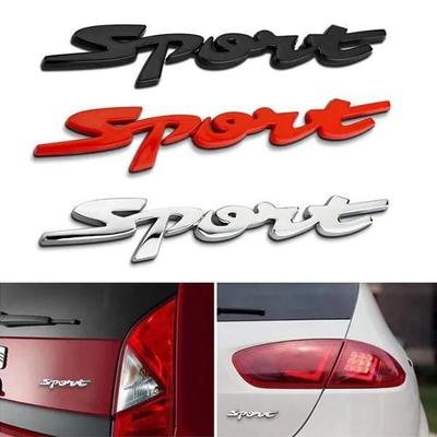 Classic Car Stickers Self-Adhesive 3D ABS Plastic Sport Emblem Badge Auto Car Tail Accessories Decals