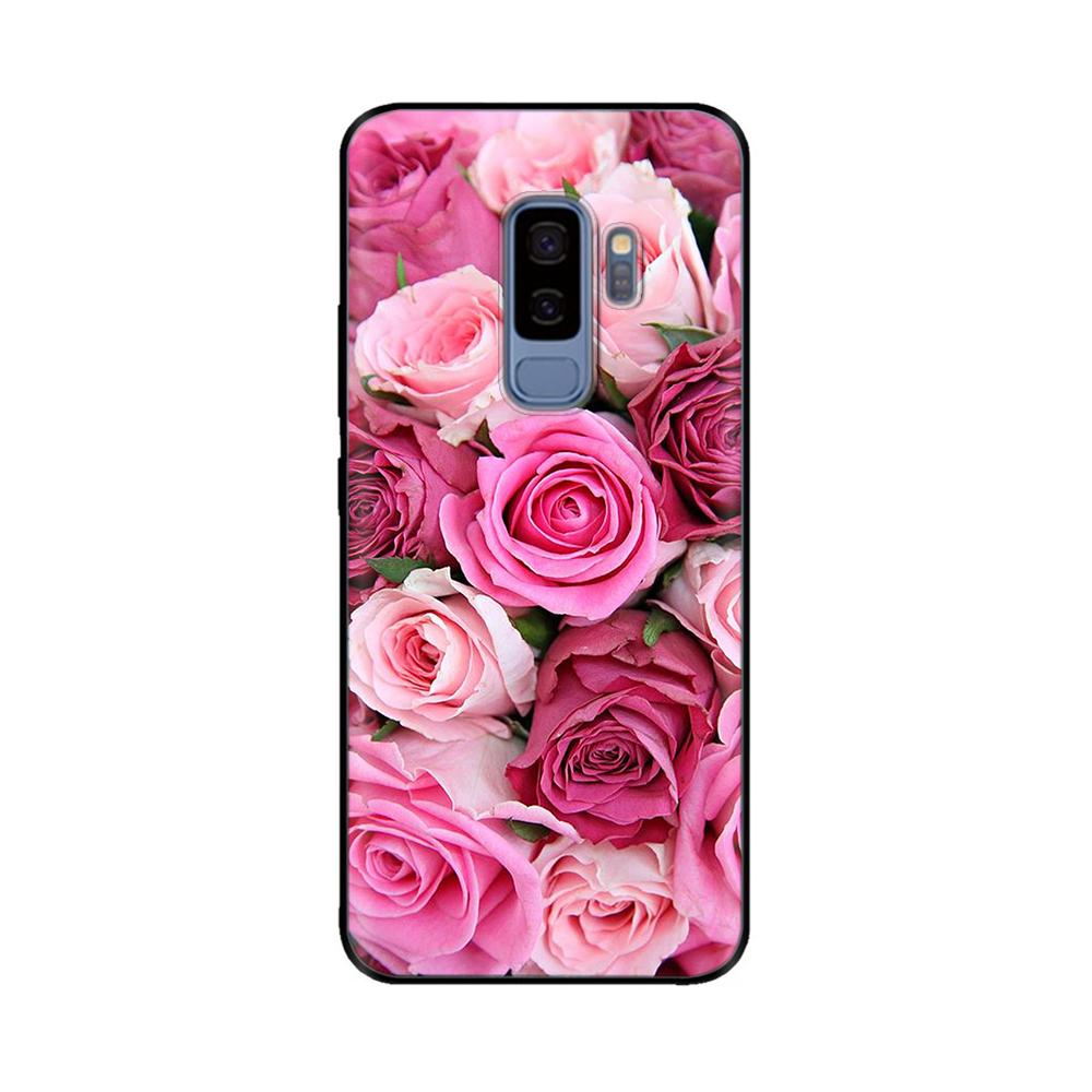 For Samsung Galaxy S9 Case Mobile Phone TPU Silicone Protective Cover for Samsung S9 Plus S9+ S 9 Back Cover Paintted Bumper