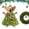 Acrylic Christmas Dog Pendant Home Tree Window Hanging Decor Gift Christmas Tree Ornament Party Supplies Home Decor Kids Gift