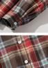 EIDEFE Long Sleeve Dress Plus Stylish Check Perfect for Outdoor and Size L Men's Button-Down Shirt, Size, Moisture-Wicking, Quick-Drying, Sweat-Stain