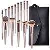14 Makeup Brushes, Wooden Handles, Soft Hair, Eyeshadow Brushes, Blush Brushes, Brushes, Makeup Tools, In Stock