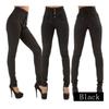 High Waisted Button Down Pencil Jeans
