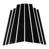 8x Glossy Black Pillar Posts For 2007-2013 BMW X5 E70 Door Trim Cover Window Kit