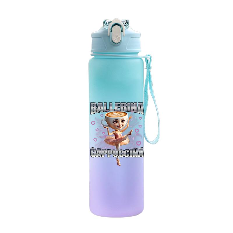 Tuang Tuang Tuang Printed 750Ml Water Bottle Anime Cartoon Large Capacity Drinking Cup Portable Outdoor Sports Water Cup Children Gift
