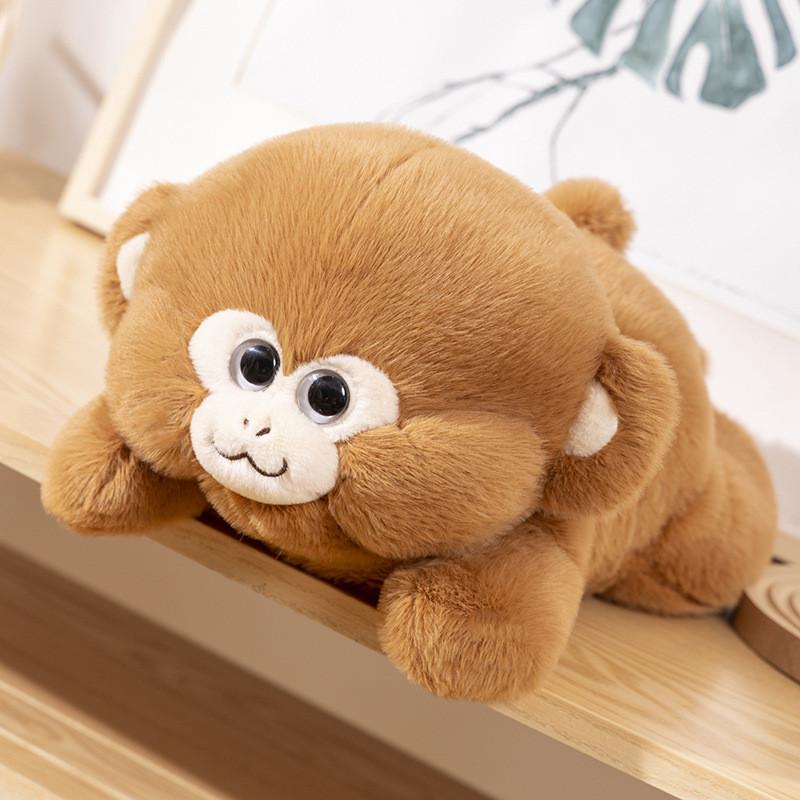 Monkey Cuddly Endearing Stuffed Animal With Long Fur Perfect For Kids Toy Plush