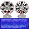 För VOLKSWAGEN VW 56-76mm Bilfälgscenterkåpa Dekal Tillbehör För Volkswagen R-line R GTI Polo Golf Touareg Passat Mago