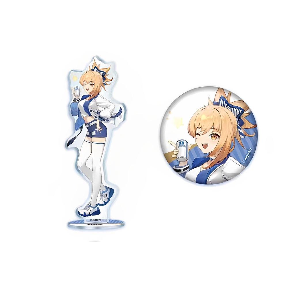 

Deluxe Double-sided Stand Cards Acrylic Birthday Gift Fans Gift Decoration Yoimiya