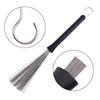 Metal Wire Retractable Sticks Percussion Instruments Percussion Part Drum Brushes Music Cleaning Sticks Brush Musical Cleaner