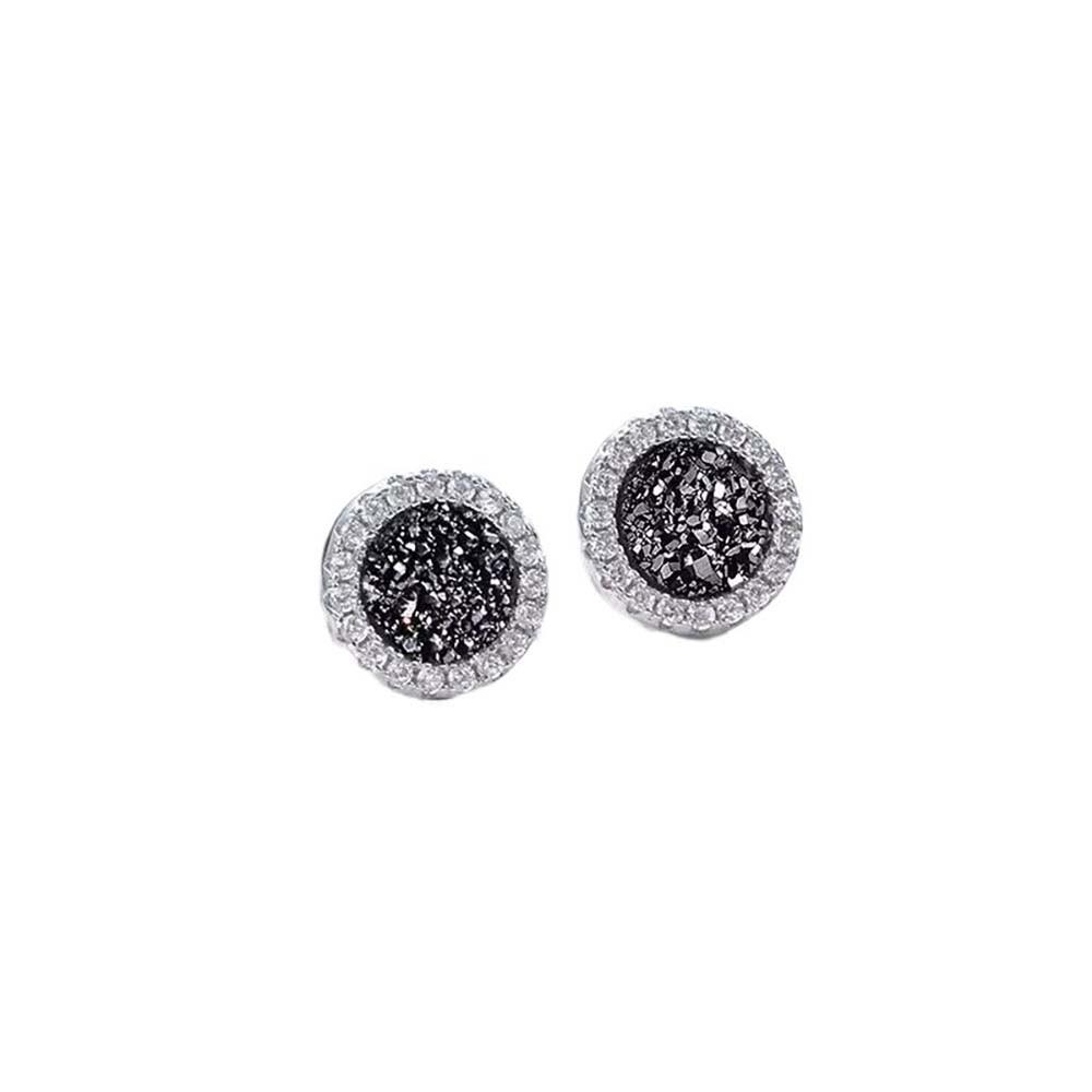 1 Pair Silver Magnetic Ear Clip For Men's Trendy Punk High Cool Earrings Without Ear Holes Men's Earring KAE612