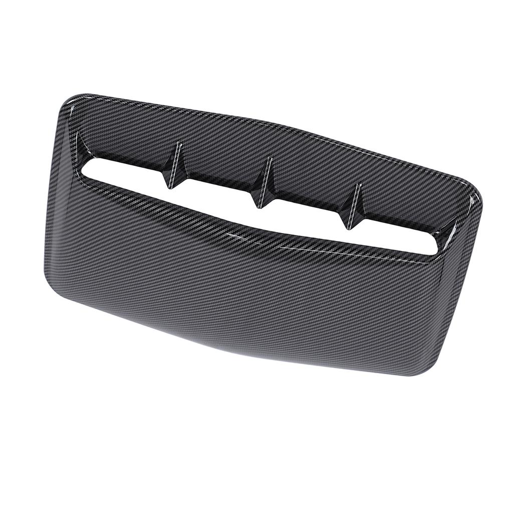 Car Hood Scoop Cowl ABS Vent Decorative Cover with Tape for Automotive Modification
