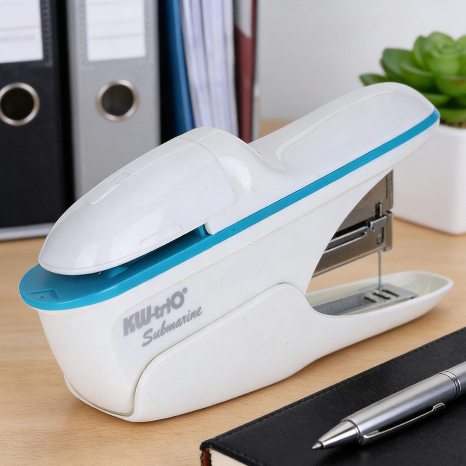

Compact Without Holes, Staples Up to 8 Sheets, Staple- , for School Newspapers білий