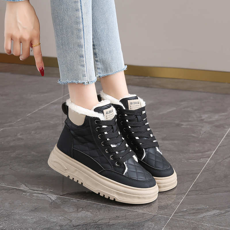 Fashion Outdoor With Ties Spring Boots Women Shoes Sneakers White Women Boots Size 33 Sport Portable Cosplay 2025g Loafer'lar