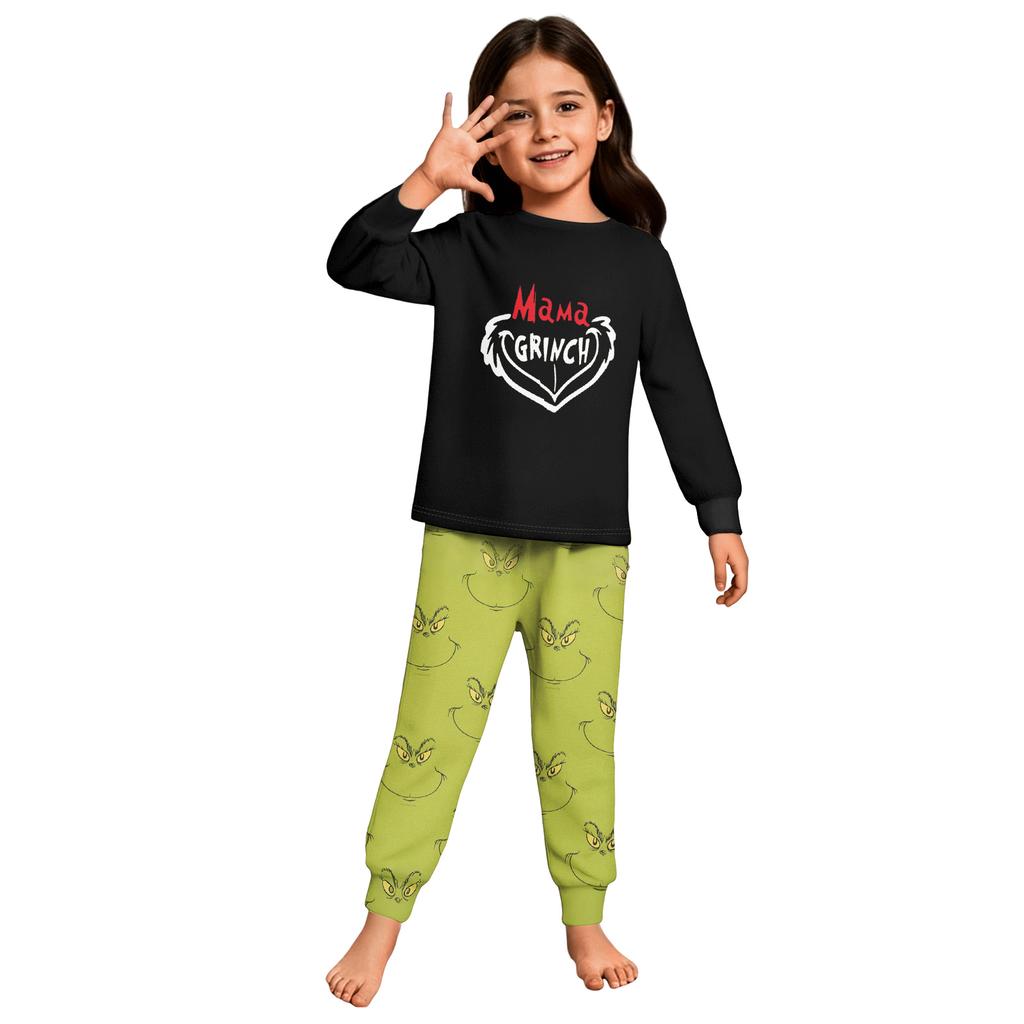 Children's  Boys And Girls Thin Two-piece  Long-sleeved Pants Two-piece